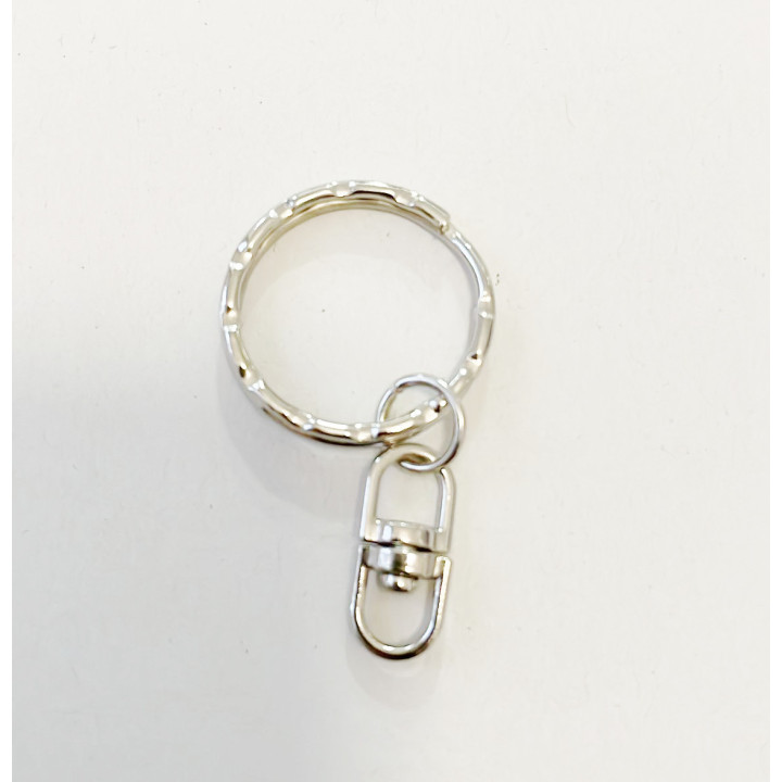 Inel breloc | Baza breloc inel cu vartej 2.5cmx2cm | 3657