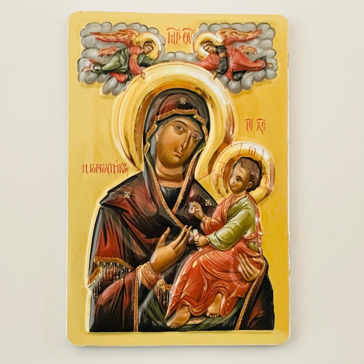 Icoana din plastic relief magnetica 4032