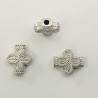 Margele bile Margele cruce de trecere din metal cruce ARGINTIU AURIU si  cod 6594