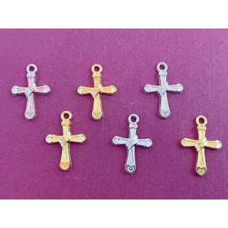 Medalion cruce 20mm 2128 set100buc