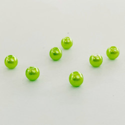 Margele rotunde perlate din plastic 5mmX5mm 6111 set0.5kg