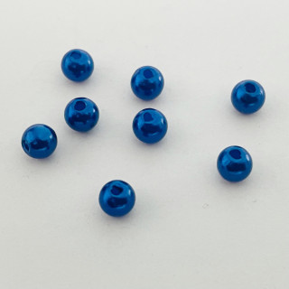 Margele rotunde perlate din plastic 5mmX5mm 6111 set0.5kg