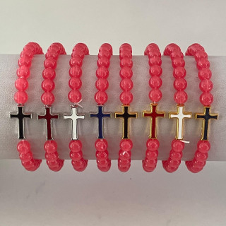 Metanii si bratari religioase | Bratara elastica margele plastic | 1418
