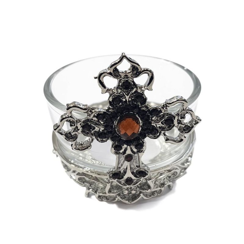 Obiecte bisericesti | Candela de masa din metal 6cm | 5119
