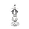 Obiecte bisericesti | Sfesnic pentru 1 lumanare din metal 10cm  | 5403