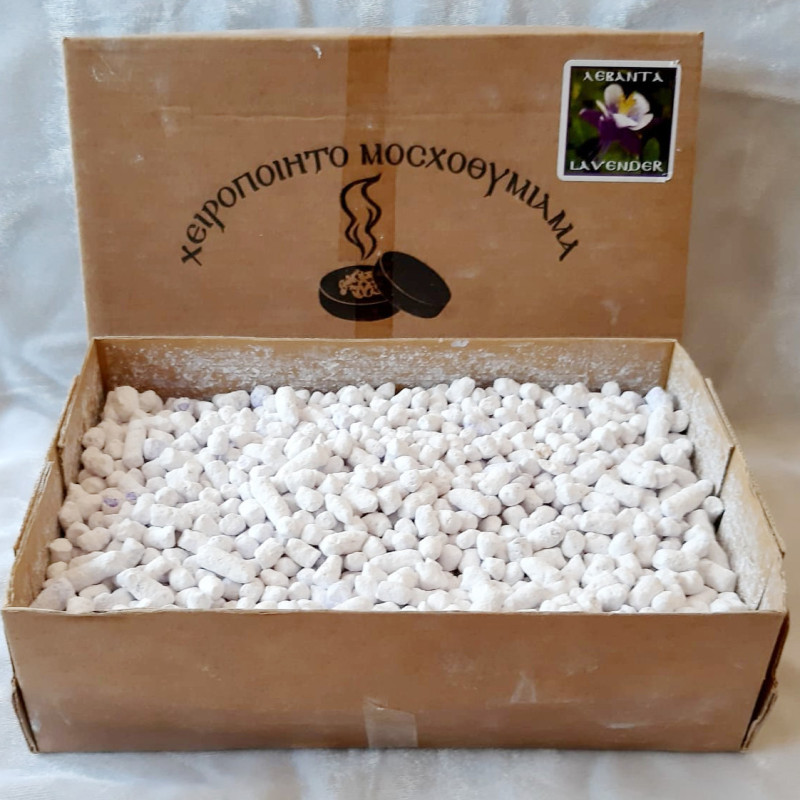 Obiecte bisericesti | Tamaie greceasca parfumata Lavandă | Lavender  | Tamaie parfumata Lavender 2822 set1kg. Origine Grecia.