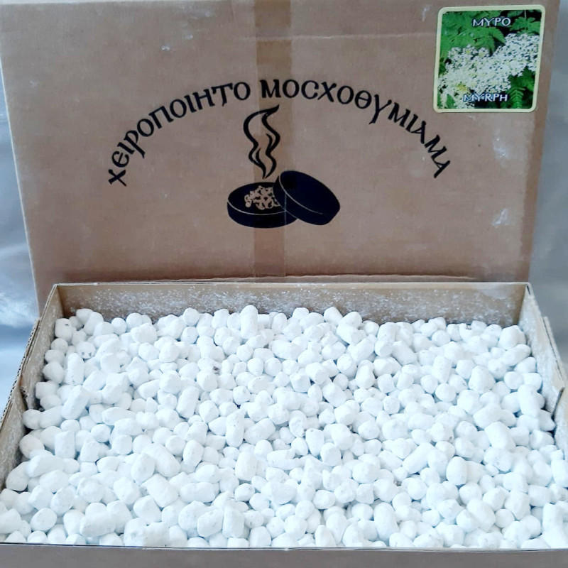 Obiecte bisericesti | Tamaie greceasca parfumata Smirnă | Myrph  | Tamaie parfumata Myrph 2828 set1kg. Origine Grecia.