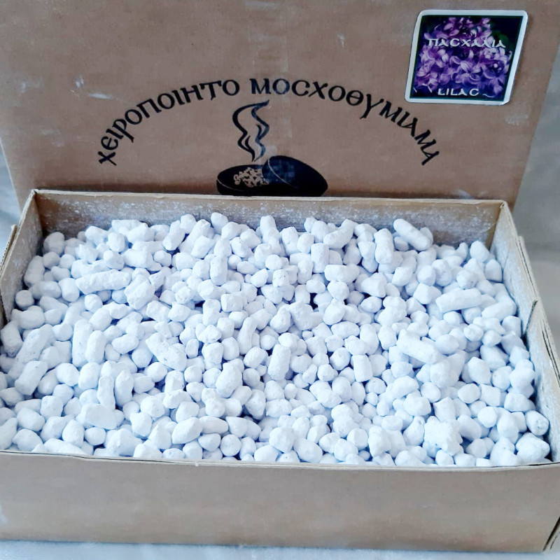 Obiecte bisericesti | Tamaie greceasca parfumata Liliac | Lilac  | Tamaie parfumata Lilac 2830 set1kg. Origine Grecia.