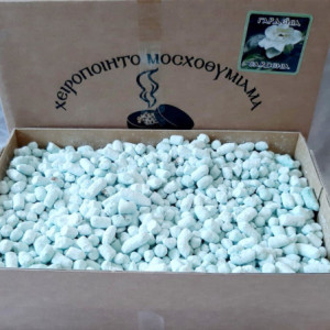 Obiecte bisericesti | Tamaie greceasca parfumata Gardenie | Gardenia  | Tamaie parfumata Gardenia 2831 set1kg. Origine Grecia.