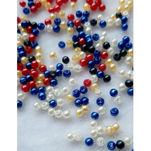 Margele rotunde color perlate 3mm 6100 set0.5kg