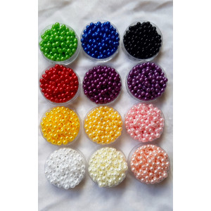 Margele rotunde color perlate 6mm 6101 set0.5kg