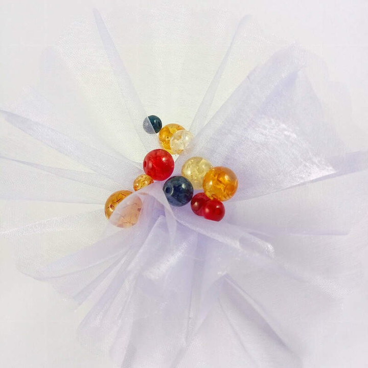 Obiecte bisericesti bile | Margele rotunde de trecere 12mm | 6031