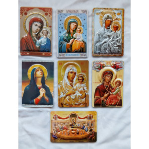 Icoana din plastic relief magnetica 6*9cm 4032