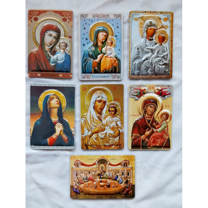 Icoana din plastic relief magnetica 6*9cm 4032
