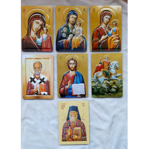 Icoana din plastic relief magnetica 7*10cm 4031