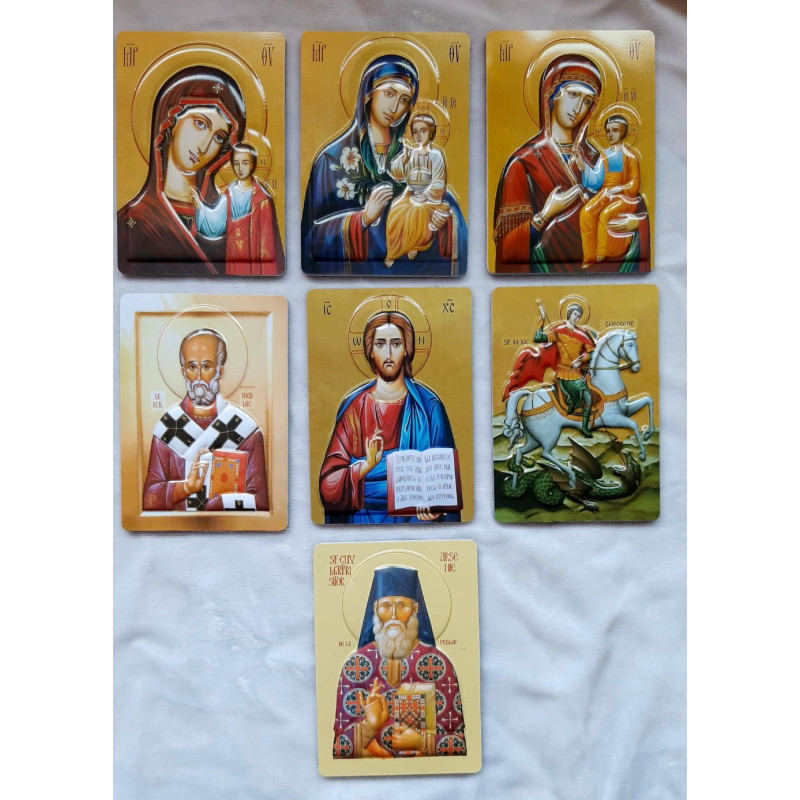 Icoana din plastic relief magnetica 7*10cm 4031