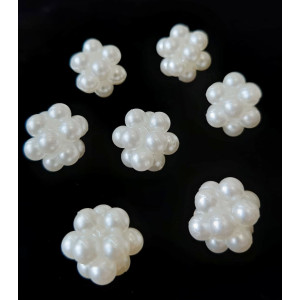 Margele mura alb perlat 13mm 6163 set0.5kg