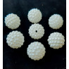 Margele rotunde mura alb perlat 11mm 6165 set0.5kg