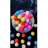 Margele rotunde mura mix culori 9mm 6168 set0.5kg