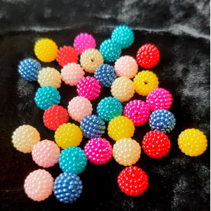 Margele rotunde mura mix culori 9mm 6168 set0.5kg