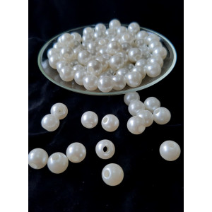 Margele rotunde alb perlat 12mm 6126 set0.5kg