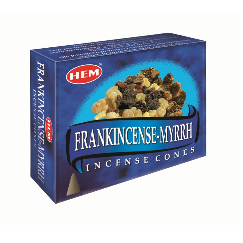 Produse HEM India Frankincense Myrrh Cones con Hem simplu 422 set1buc