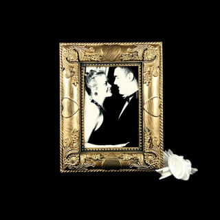 Obiecte bisericesti | Rama foto din plastic auriu antichizat | 3508