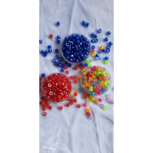 Margele saibe transparente 6*4mm 6105 set0.5kg