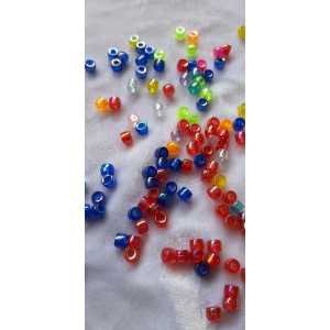 Margele saibe transparente 6*4mm 6105 set0.5kg