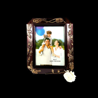 Obiecte bisericesti | Rama foto din plastic maro | 3510