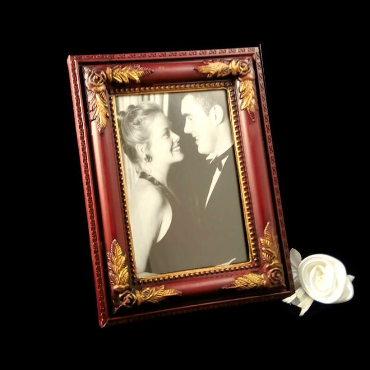 Obiecte bisericesti | Rama foto din plastic maro | 3511