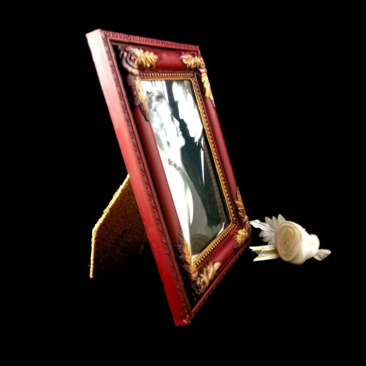 Obiecte bisericesti | Rama foto din plastic maro | 3511