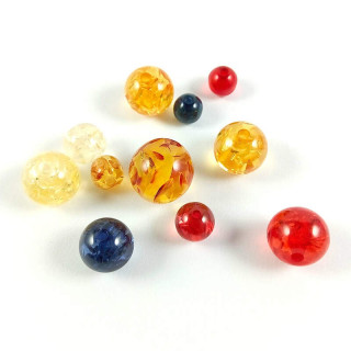 Obiecte bisericesti bile | Margele rotunde de trecere 10mm | 6033