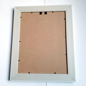 Rama foto alb 30*40cm din profil plastic lat 5cm cod 3538