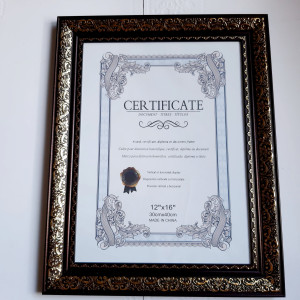 Rama foto maron 30*40cm din profil plastic lat 5cm cod 3539