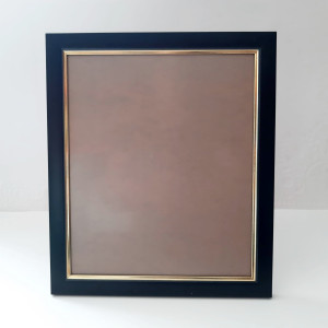 Rama foto negru 10*12cm din profil plastic lat 2.2cm cod 3547