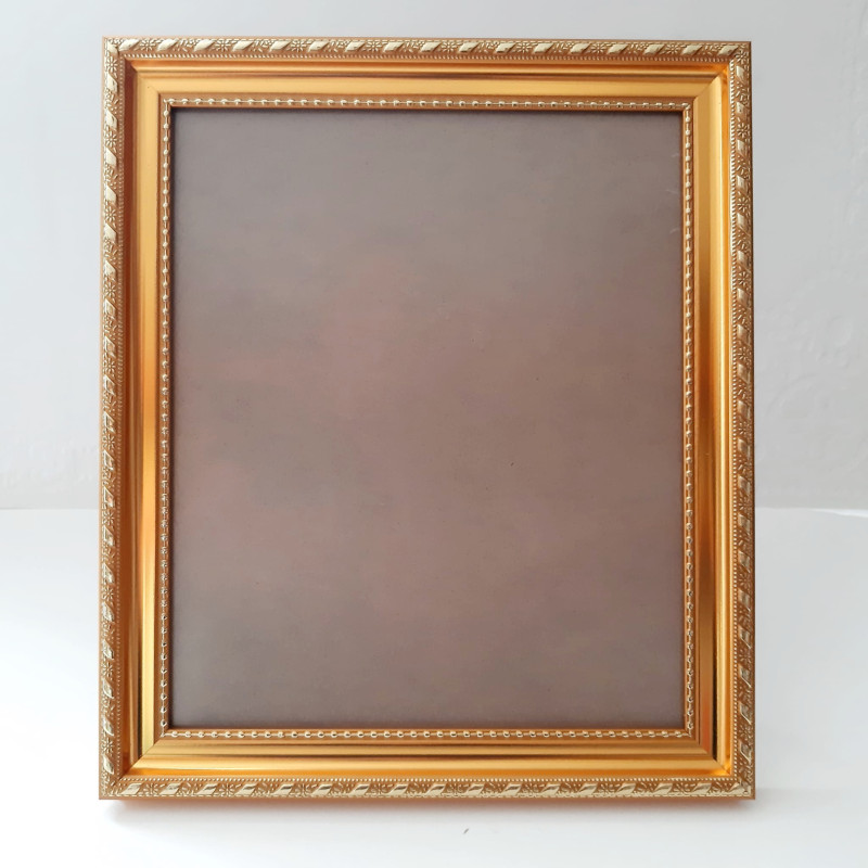 Rama foto auriu 20*24cm din profil plastic lat 2.5cm cod 3550