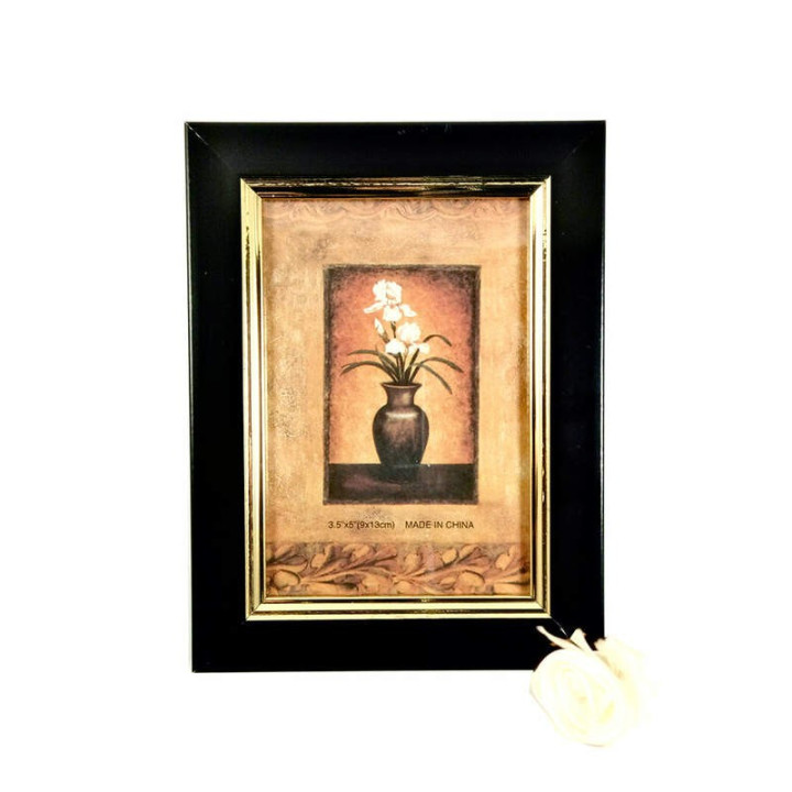 Obiecte bisericesti | Rama foto din plastic negru | 3514