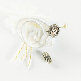 Obiecte bisericesti bile | Margele distantiere de trecere 10mm | 6036