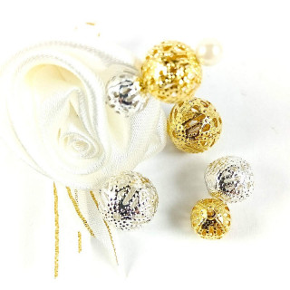 Obiecte bisericesti bile | Margele rotunde de trecere 10mm | 6040