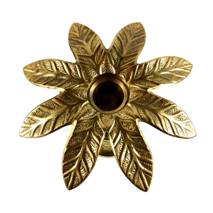 Obiecte bisericesti | Sfesnic pentru 1 lumanare din metal 17cm  | 5404