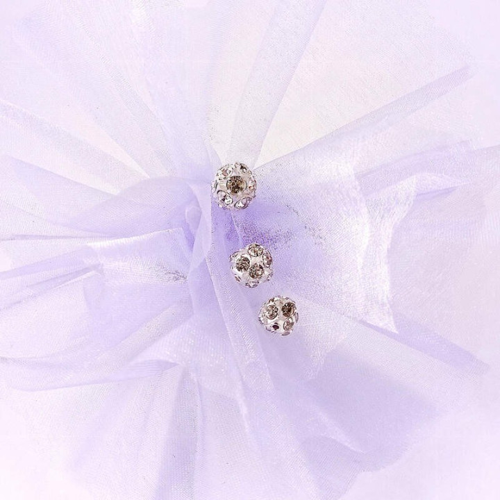 Obiecte bisericesti bile | Margele rotunde de trecere 8mm | 6042