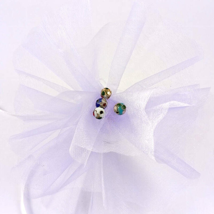 Obiecte bisericesti bile | Margele rotunde de trecere 8mm | 6045