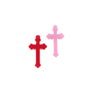 Obiecte bisericesti | Medalion cruce de plastic 35mm | 2001