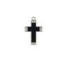 Obiecte bisericesti | Medalion cruce metalica argintie 30mm | 2002