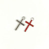 Obiecte bisericesti | Medalion cruce metalica aurie sau argintie 29mm | 2021