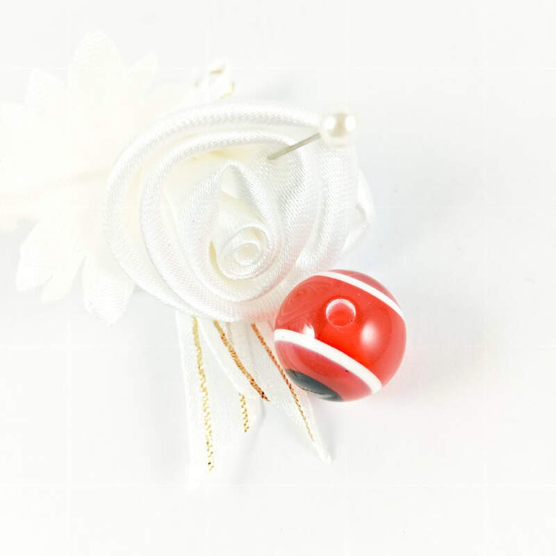 Obiecte bisericesti bile | Margele rotunde de trecere 14mm | 6054