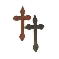 Obiecte bisericesti | Medalion cruce de lemn 12cm | 2067