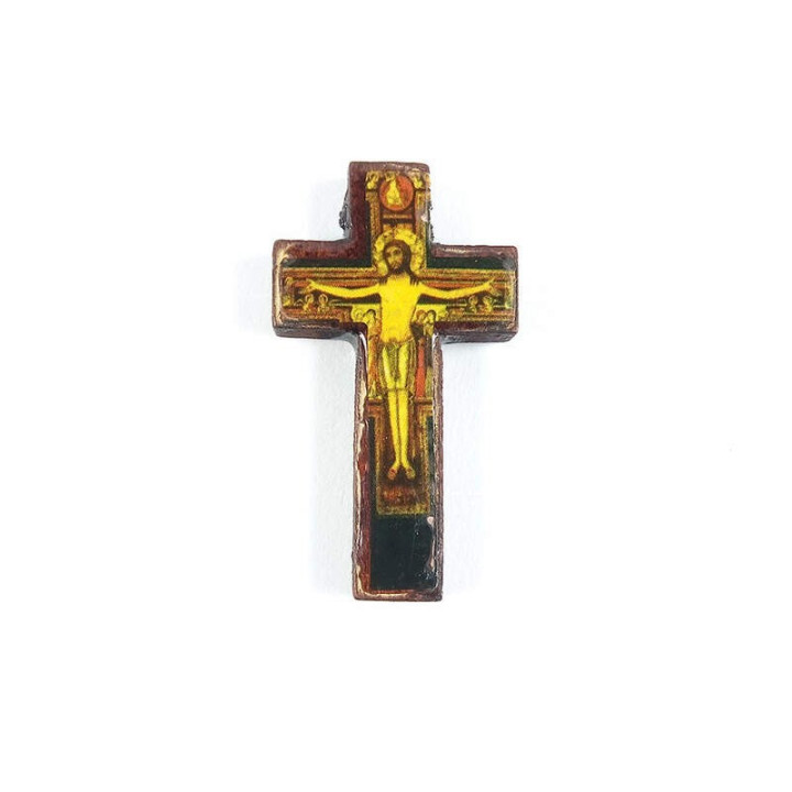 Obiecte bisericesti | Medalion cruce de lemn 40mm | 2079