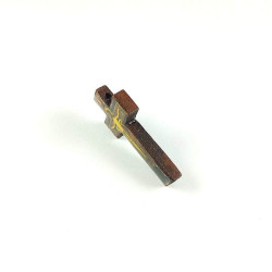 Obiecte bisericesti | Medalion cruce de lemn 40mm | 2079